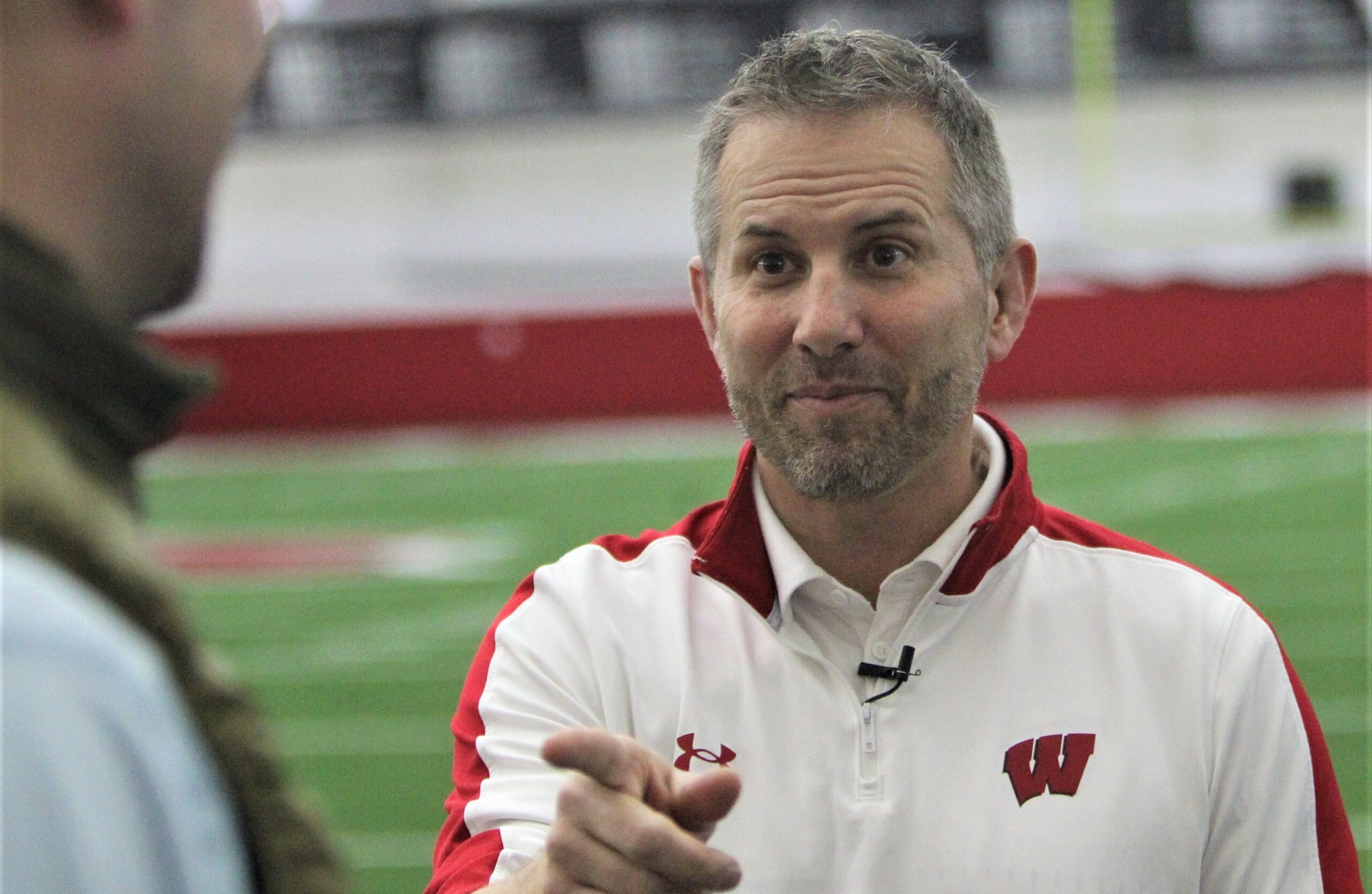 Wisconsin Football defensive coordinator Mike Tressel