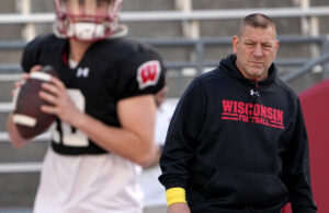 Wisconsin Badgers football offensive coordinator Phil Longo
