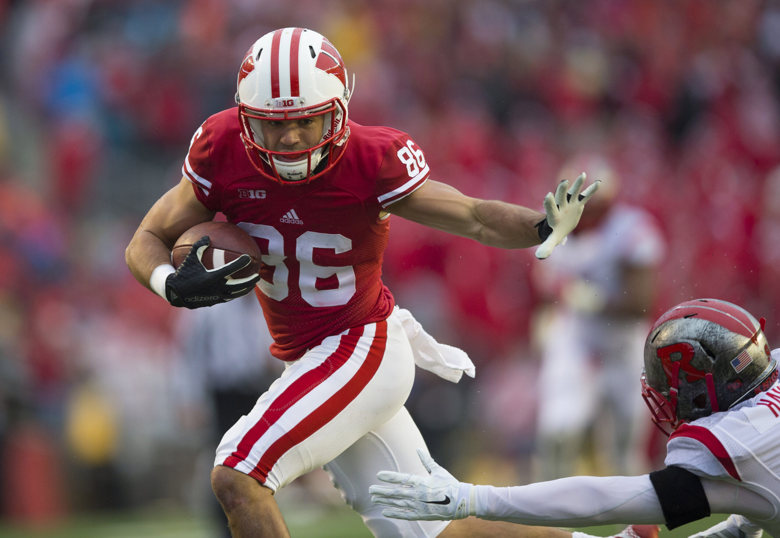 Former Wisconsin football WR Alex Erickson and current New York Jet