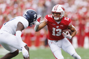 Wisconsin football; Badgers WR Chimere Dike 