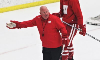 Wisconsin Badgers Hockey coach Mike Hastings