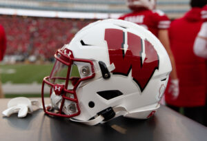 Wisconsin Badgers football helmet 