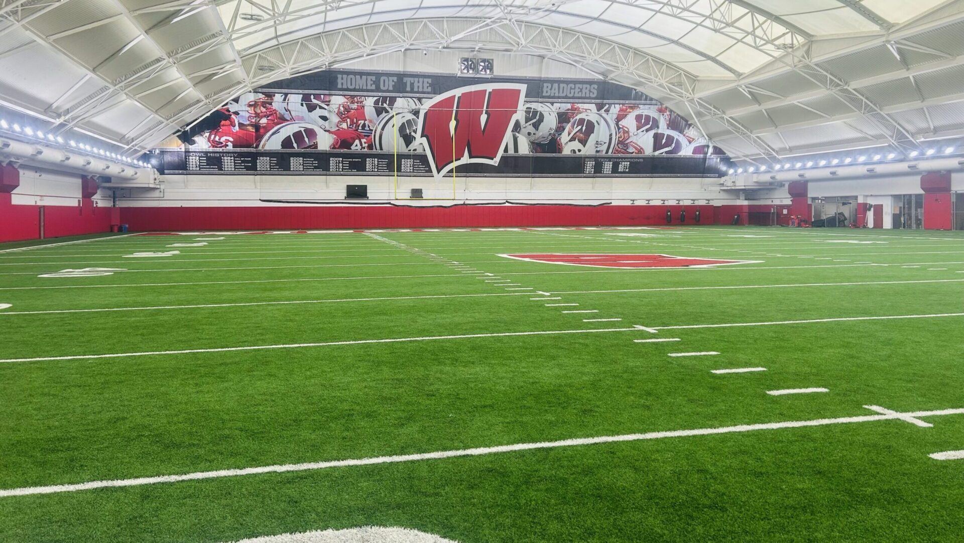 Wisconsin Badgers spring football at The McClain Center